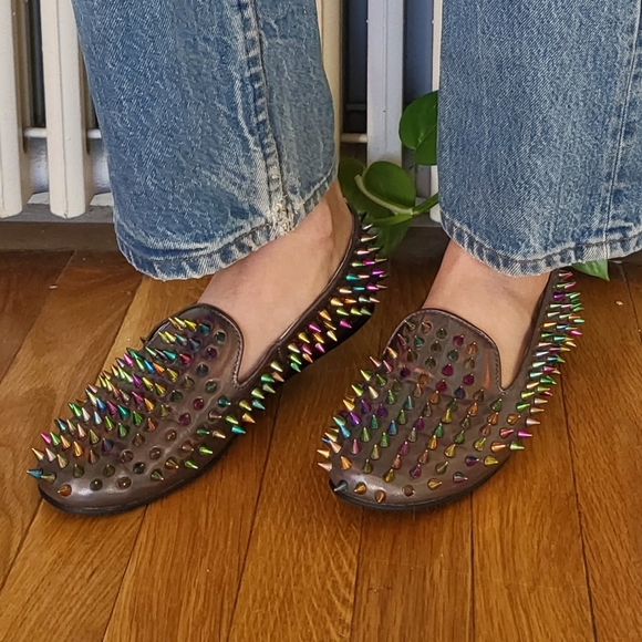 UNIF Shoes - Size 7 UNIF rainbow Hellraisers